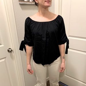 Custom 1/2 Tie-Sleeve Blouse